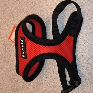Puppia Brand & Black & Red Small Dog Harness-Brand New With Tag